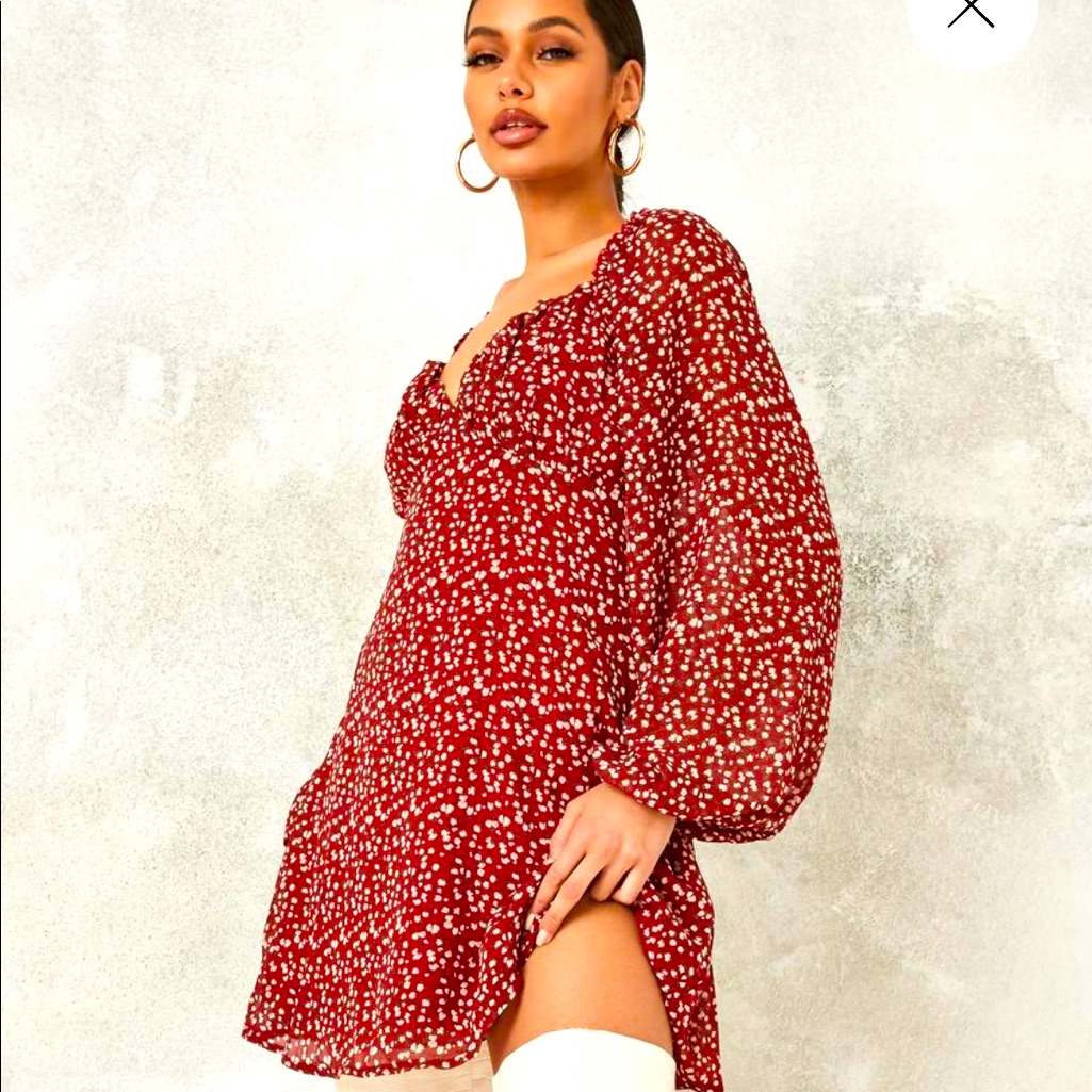 Brand New Missguided Floral Mini Dress